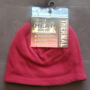 Burgundy Insulated Hood Winter Hat NEW